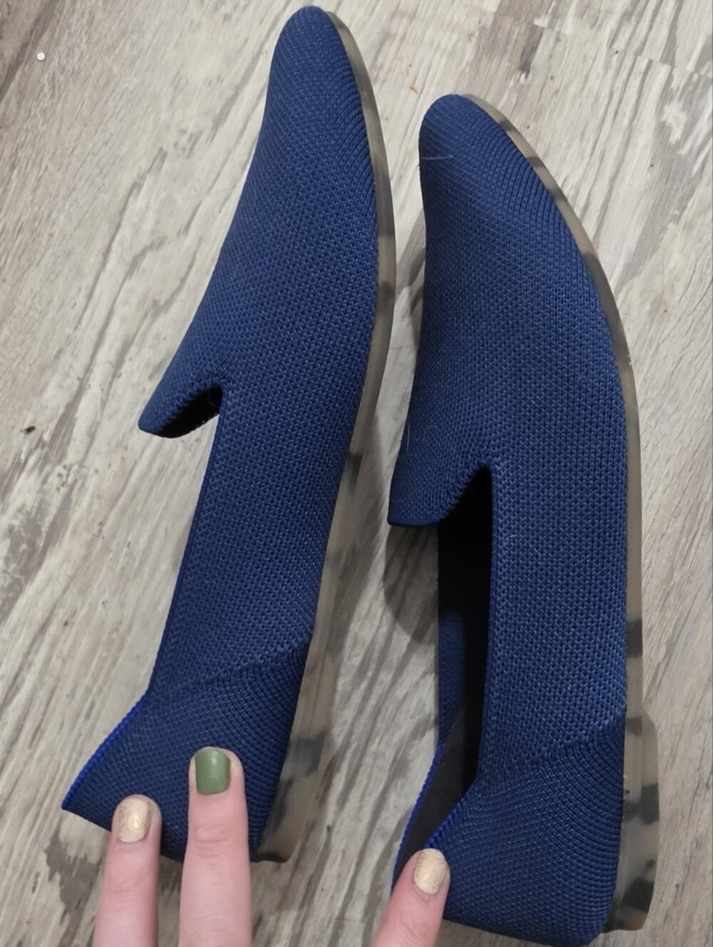 Rothy's Blue Almond Loafers - Size 8 - EUC - Picture 3 of 5